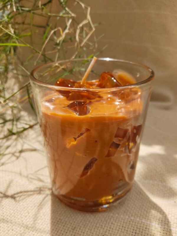 Cold Coffee Candle with Amber Fragrance – Premium Soy Wax Candle